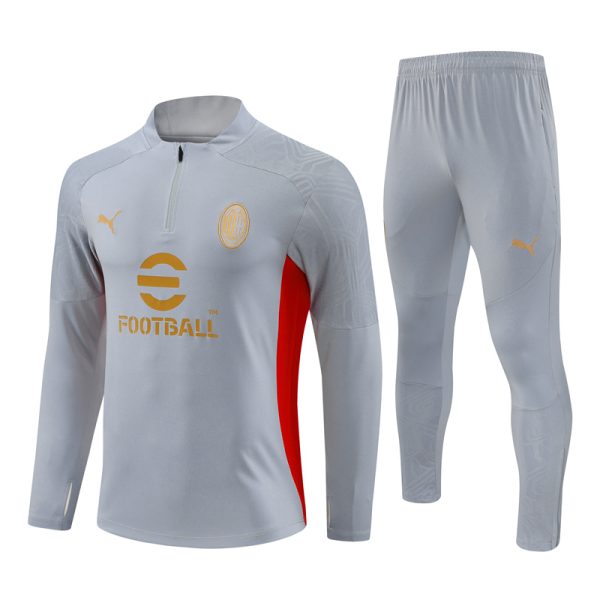 Ac Milan 2024/25 Half-Zip Adult Sweater+Pant 14001