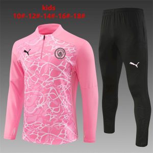 Manchester City 2024/25 Half-Zip Kids Sweater+Pant 14001