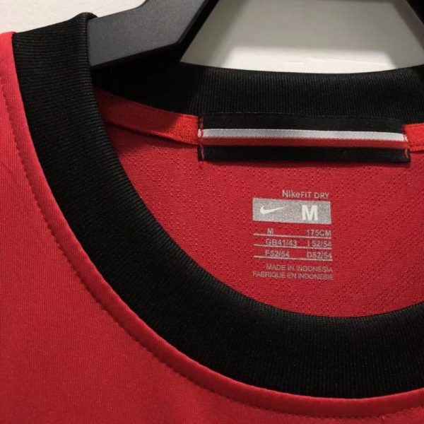 Manchester United 2009/10 Home Long Sleeves Retro Jersey - Image 4