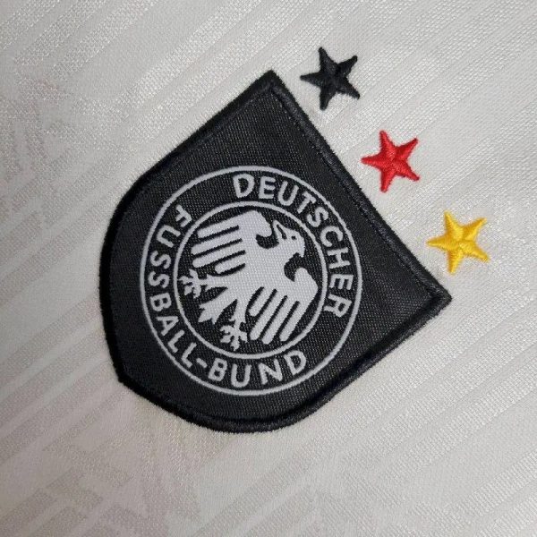 Germany 1996 Home Kids Retro Jersey And Shorts - Image 6