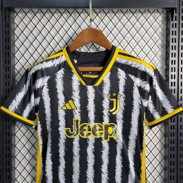 Juventus 2023/24 Home Kids Kit - Image 2