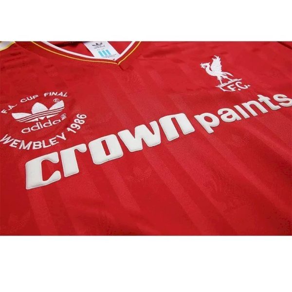 Liverpool 1985/86 Home Fa Cup Long Sleeves Retro Jersey - Image 9