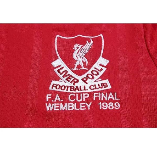 Liverpool 1988/89 Home Fa Cup Final Retro Jersey - Image 5