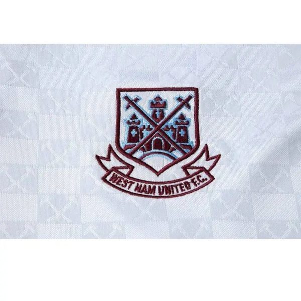 West Ham United 1989/90 Away Retro Jersey - Image 7