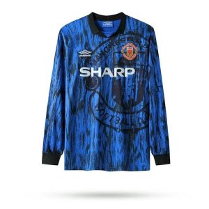 Manchester United 1992/93 Away Long Sleeves Retro Jersey