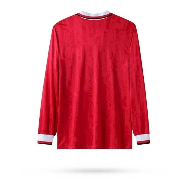 Manchester United 1992/94 Home Long Sleeves Retro Jersey - Image 4