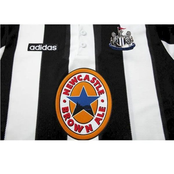 Newcastle United 1995/97 Home Long Sleeves Retro Jersey - Image 7
