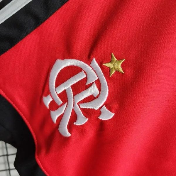 Flamengo 2023/24 Red Shorts - Image 6