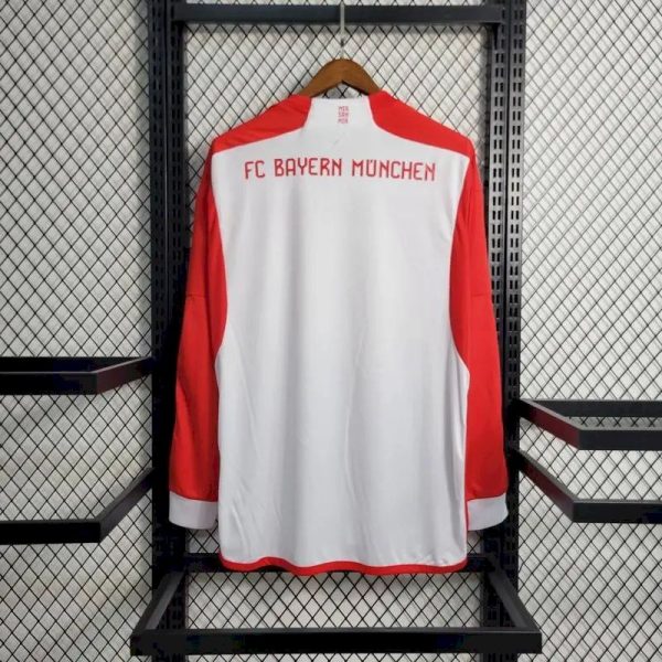 Bayern Munich 2023/24 Home Long Sleeve Jersey - Image 5