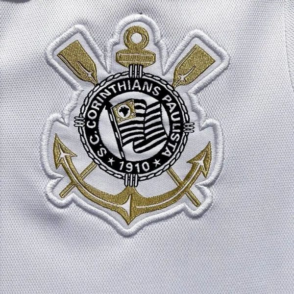 Corinthians 2023/24 Polo White - Image 3