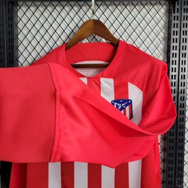 Atletico Madrid 2023/24 Home Long Sleeves Jersey - Image 6