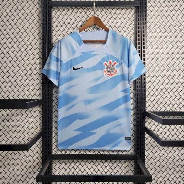Corinthians 2023/24 Goalkeeper Blue Boutique Jersey - Image 2