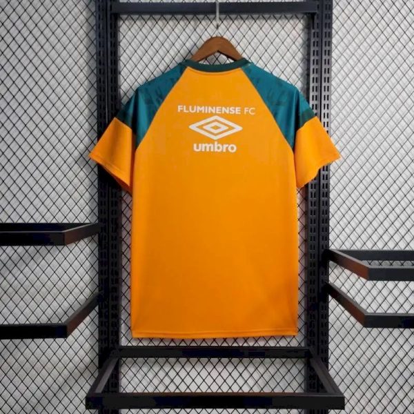 Fluminense 2023/24 Pre-Match Training Boutique Jersey Orange - Image 7