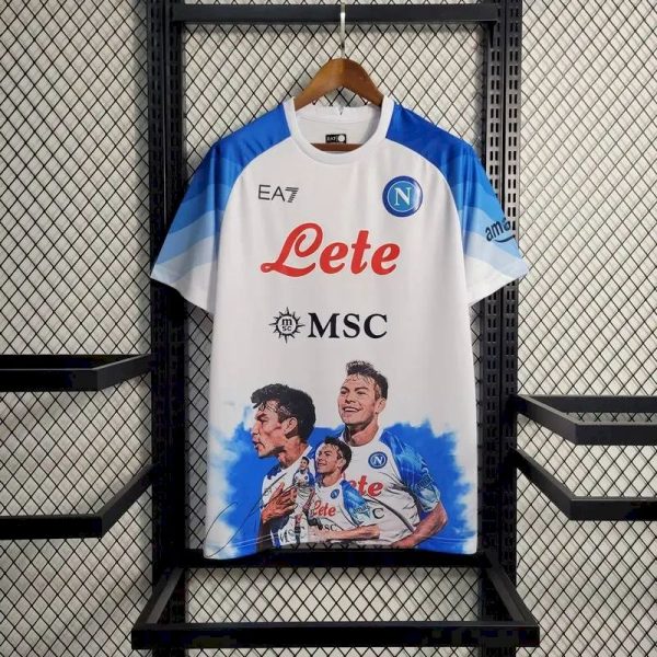 Napoli 2023/24 Champion Edition Jersey White - Image 2