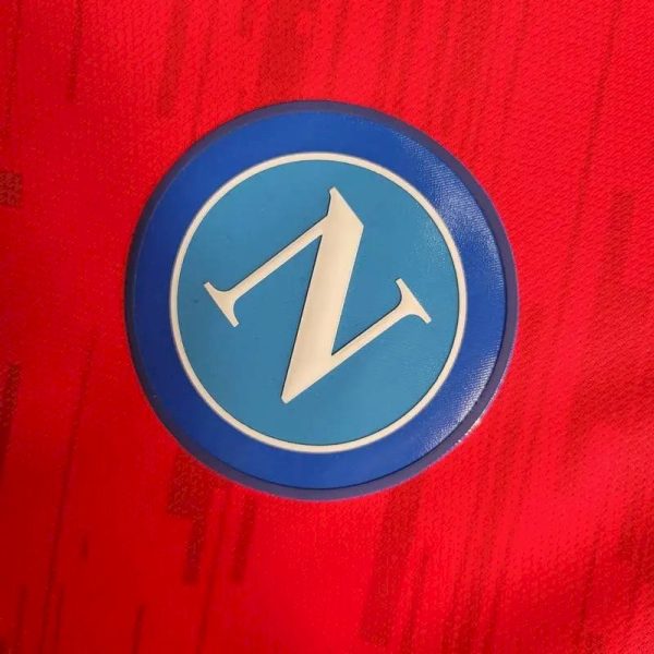 Napoli 2023/24 Champion Edition Jersey Red - Image 6