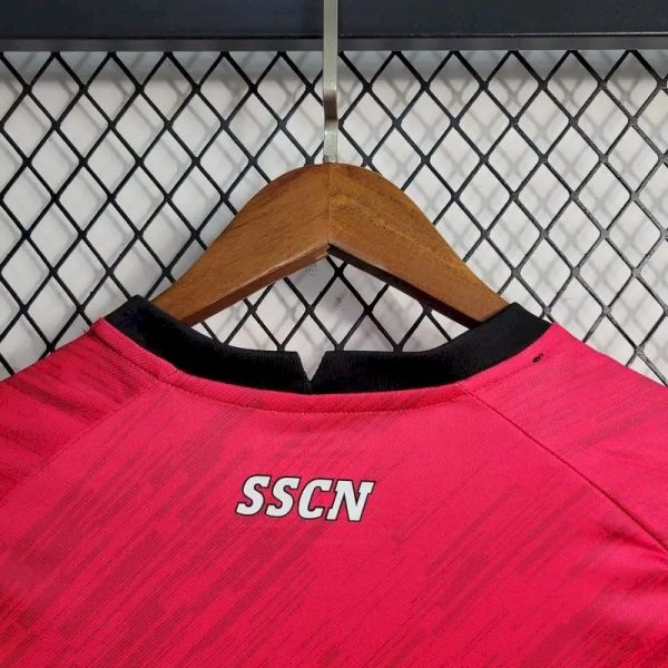 Napoli 2023/24 Champion Edition Jersey Red - Image 4