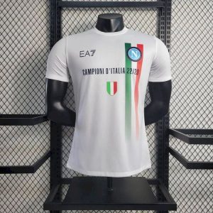 Napoli 2023/24 Champion Edition Jersey Player Version White
