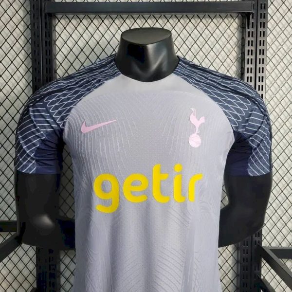 Tottenham Hotspur 2023/24 Pre-Match Training Jersey Player Version Grey - Image 2
