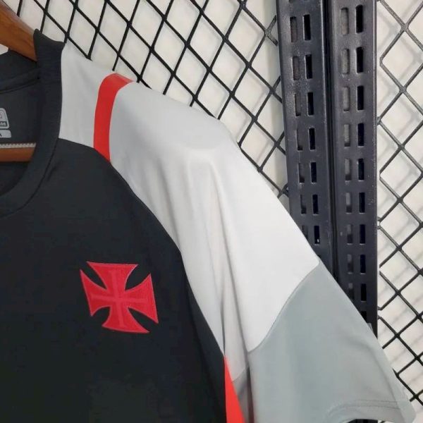 Vasco Da Gama 2023/24 Pre-Match Training Jersey Black - Image 3