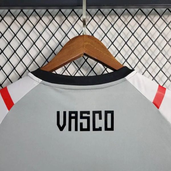 Vasco Da Gama 2023/24 Pre-Match Training Jersey Grey - Image 4
