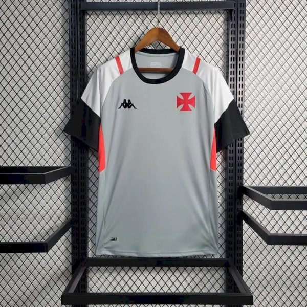 Vasco Da Gama 2023/24 Pre-Match Training Jersey Grey - Image 2