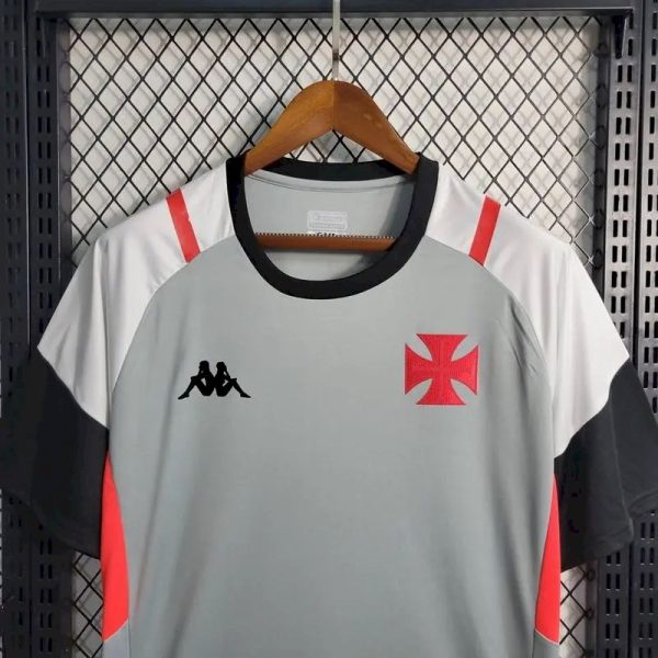 Vasco Da Gama 2023/24 Pre-Match Training Jersey Grey - Image 8
