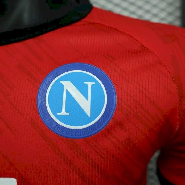Napoli 2023/24 Champion Edition Jersey Player Version Red - Image 9