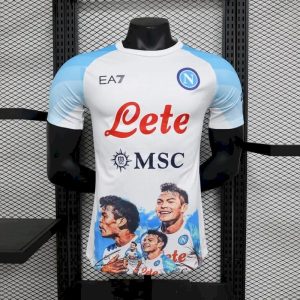 Napoli 2023/24 Champion Edition Jersey Player Version White