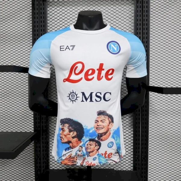 Napoli 2023/24 Champion Edition Jersey Player Version White