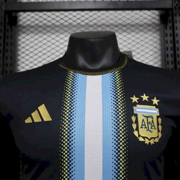 Argentina 2023/24 Special Edition Jersey Player Version Black - Image 2