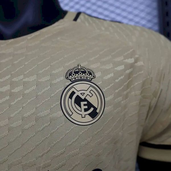 Real Madrid 2023/24 Special Edition Jersey Player Version Yellow - Image 4