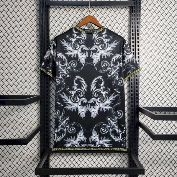 Italy 2023/24 Versace Co-Branded Edition Jersey Black - Image 5