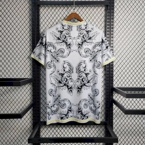 Italy 2023/24 Versace Co-Branded Edition Jersey White - Image 5
