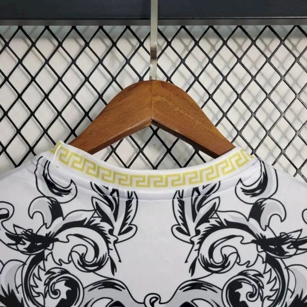 Italy 2023/24 Versace Co-Branded Edition Jersey White - Image 6