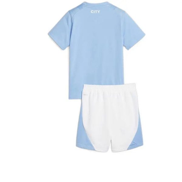Manchester City 2023/24 Home Kids Kit - Image 2