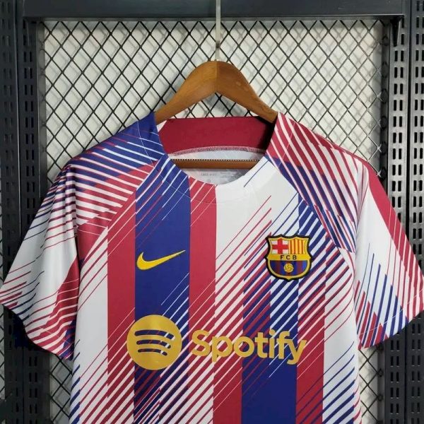 Barcelona 2023/24 Pre-Match Training Jersey - Image 5