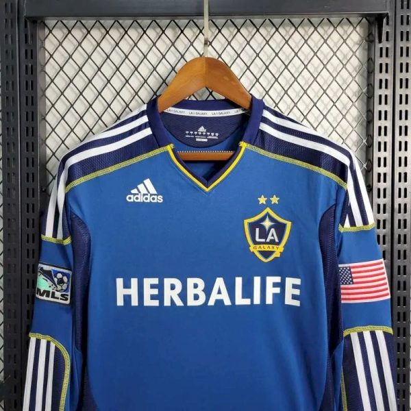 La Galaxy 2011/12 Retro Long Sleeves Jersey - Image 2