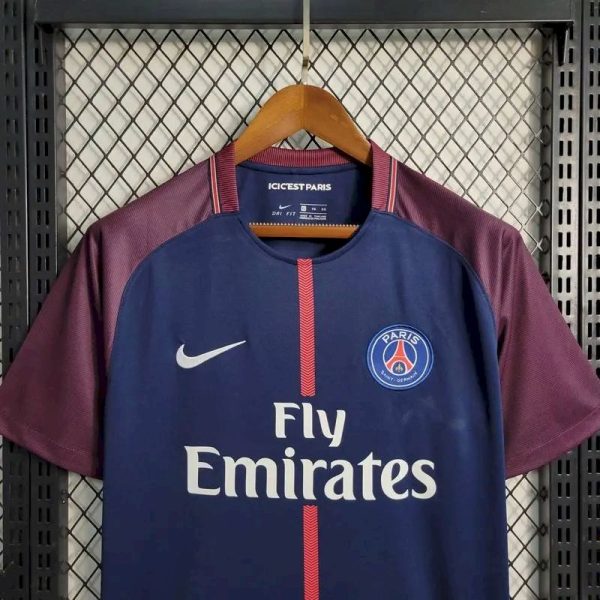 Paris Saint-Germain 2017/18 Home Retro Jersey - Image 5