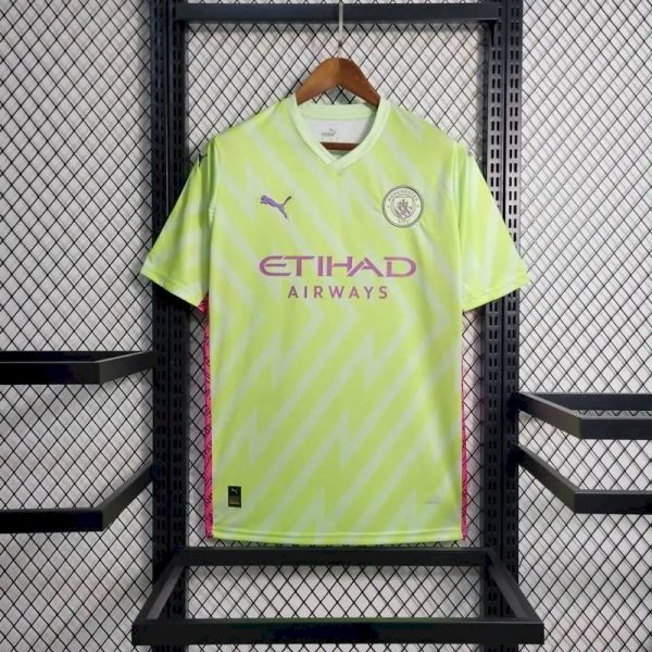 Manchester City 2023/24 Goalkeeper Jersey Yellow - Image 2