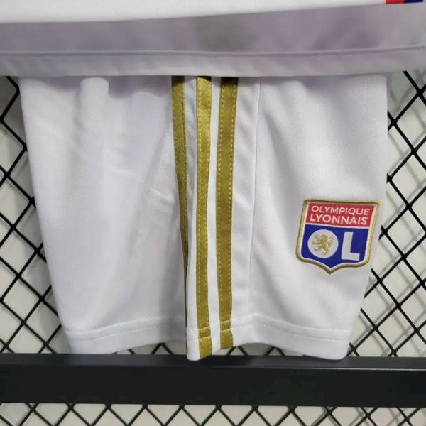 Olympique Lyonnais 2023/24 Home Kids Kit - Image 4