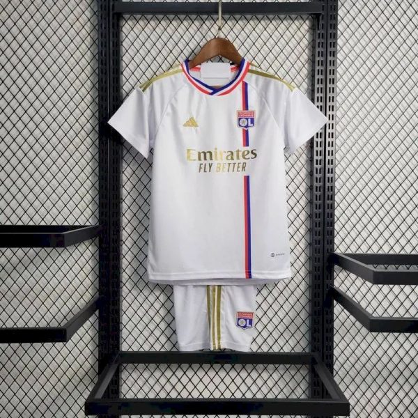 Olympique Lyonnais 2023/24 Home Kids Kit