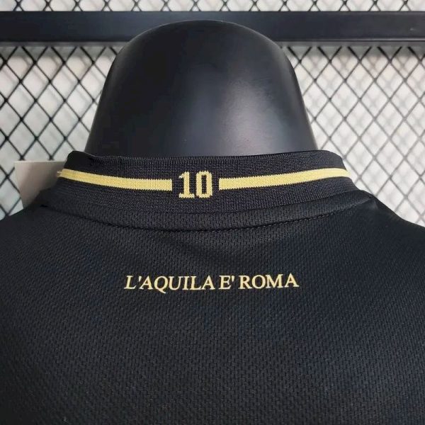 Lazio 2023/24 10Th Anniversary Edition Jersey Player Version Black - Image 4