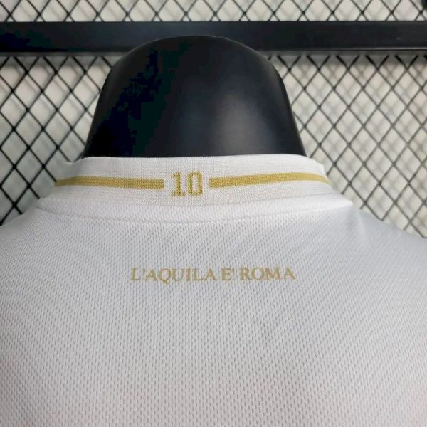 Lazio 2023/24 10Th Anniversary Edition Jersey Player Version White - Image 5