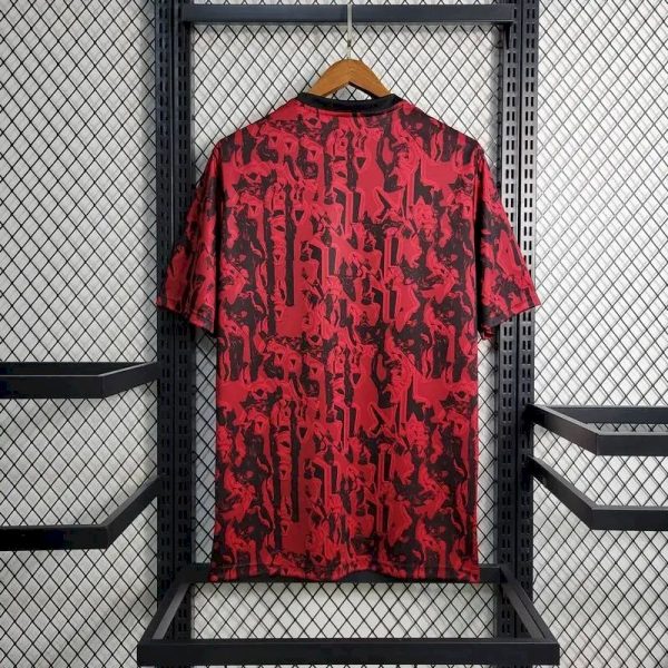 Manchester United 2023/24 Pre-Match Training Jersey Red Black - Image 6