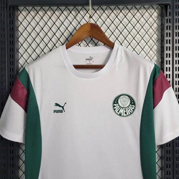 Palmeiras 2023/24 Pre-Match Training Jersey White - Image 6