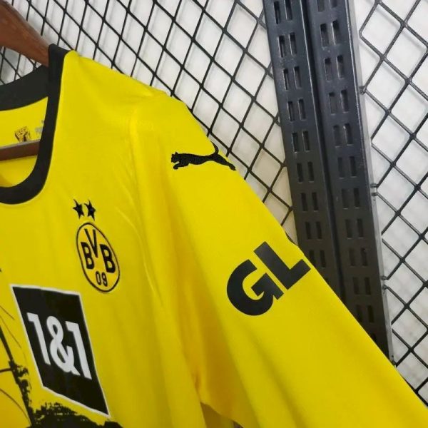 Borussia Dortmund 2023/24 Home Long Sleeves Jersey - Image 5
