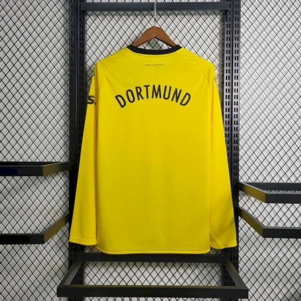 Borussia Dortmund 2023/24 Home Long Sleeves Jersey - Image 8