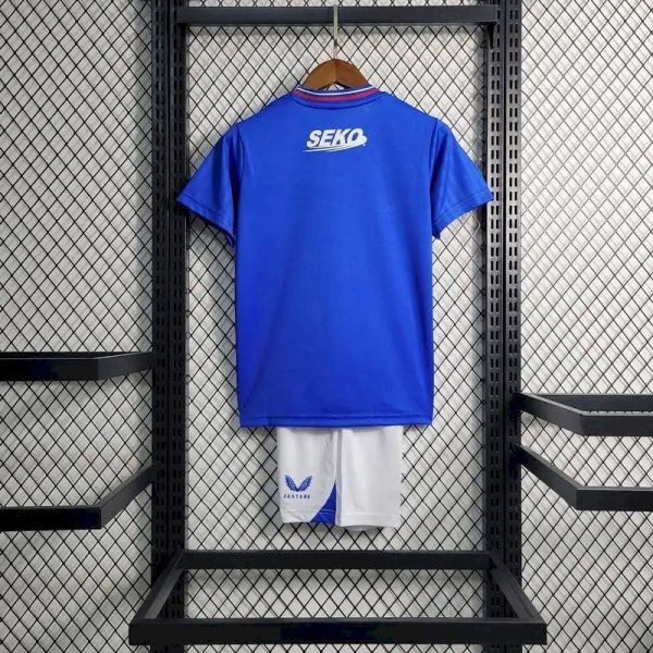 Rangers 2023/24 Home Kids Kit - Image 2