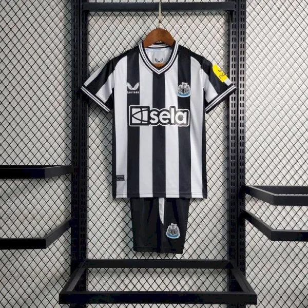 Newcastle United 2023/24 Home Kids Kit