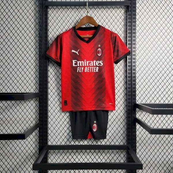 Ac Milan 2023/24 Home Kids Kit